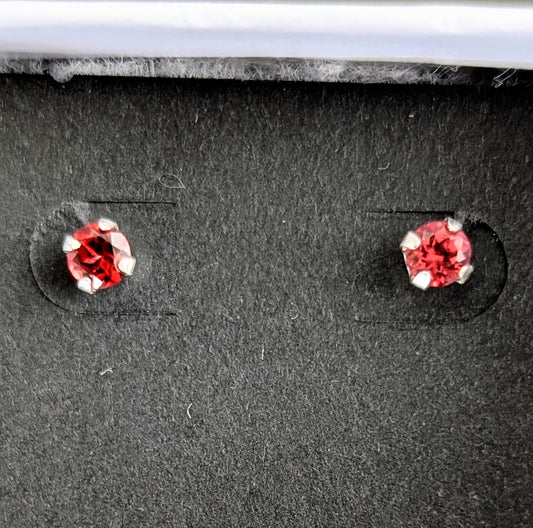 Gemstone Stud Earrings